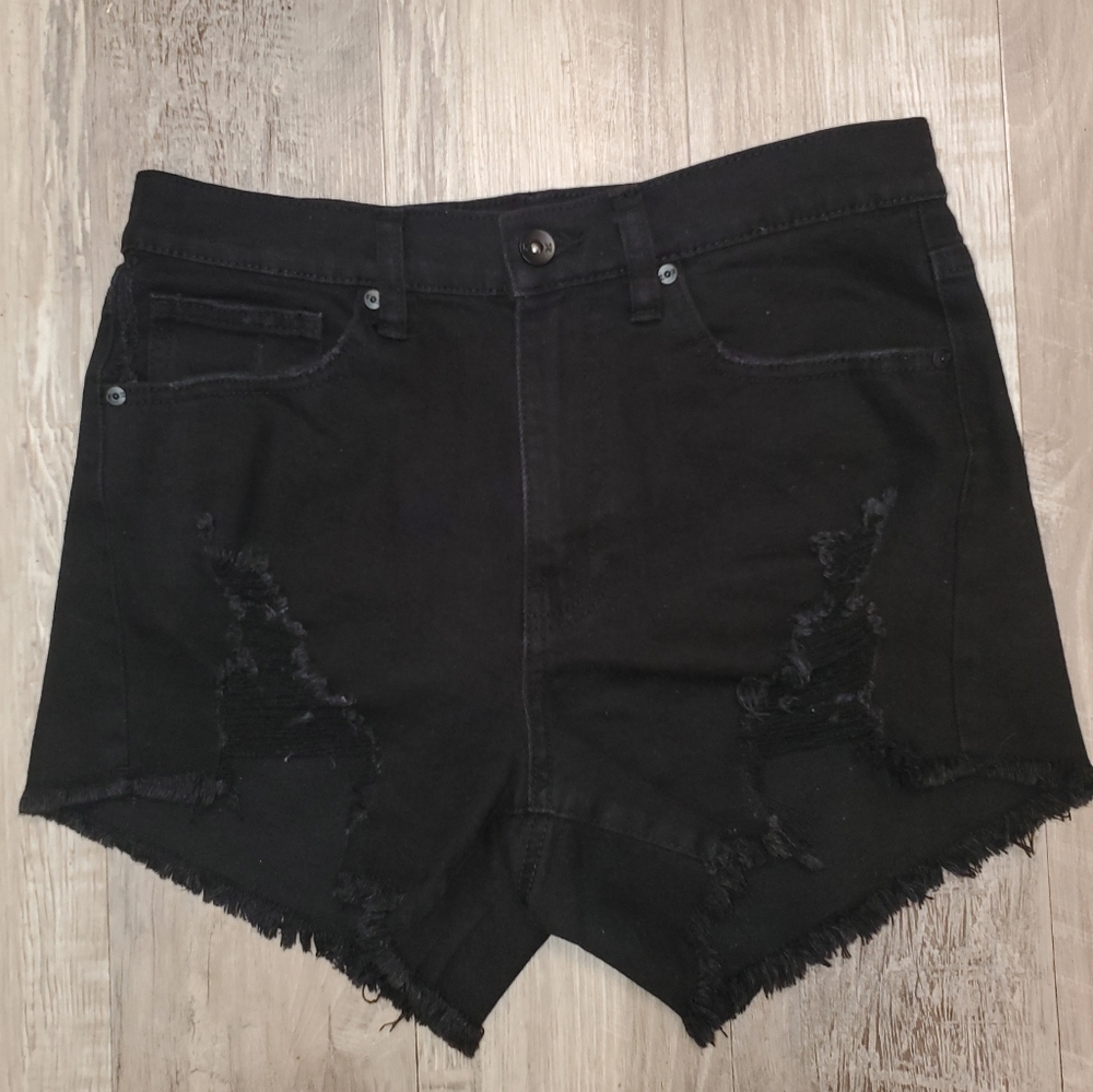 Black Kendal & Kylie Shorts, Size 27